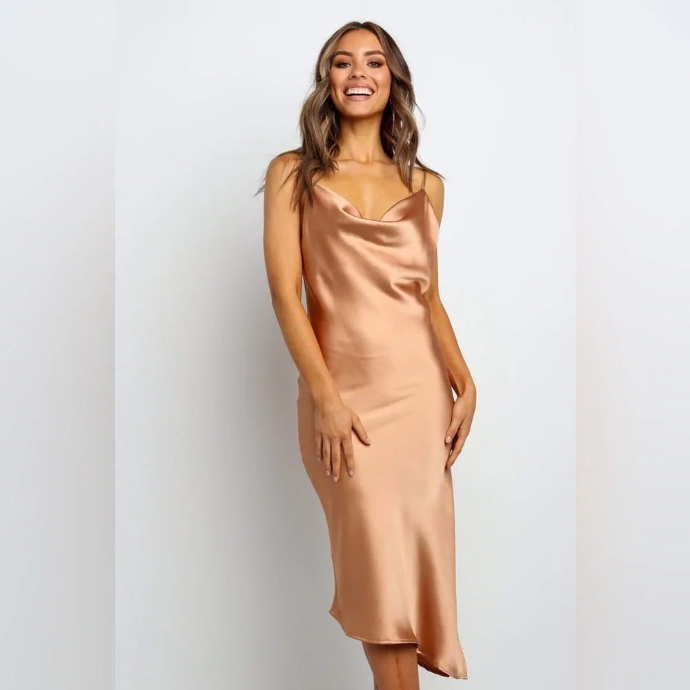Petal & Pup Cyprus Dress in Gold Size 6 New with tag - Picture 2 of 16